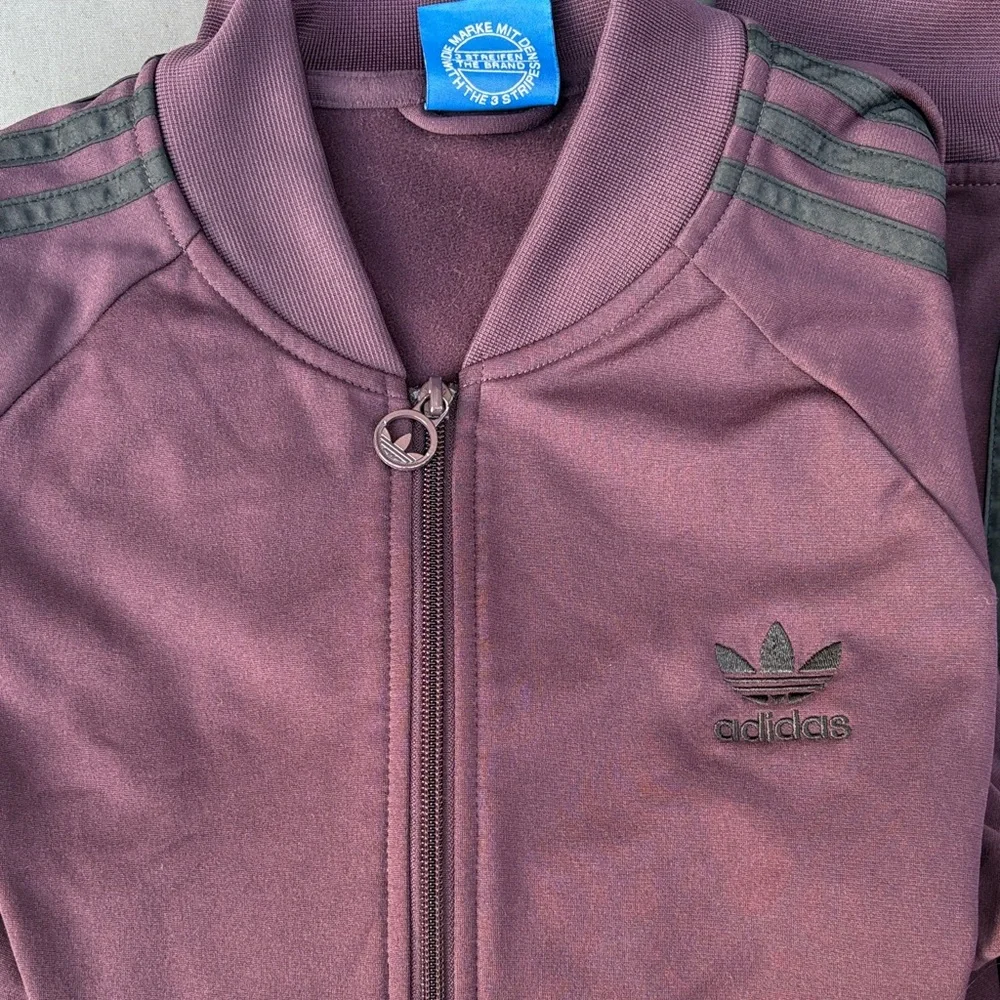 Adidas  Track Jacket with Black Stripes - Picture 6 of 8